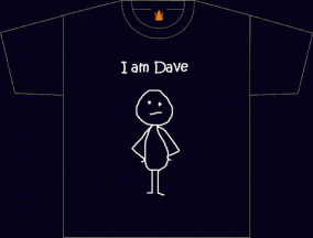 Dave's fisrt t-shirt